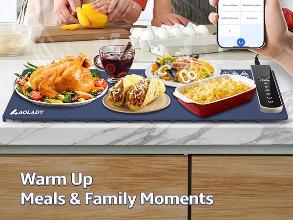 HOTMAT - Mantel térmico de mesa para mantener tu comida caliente