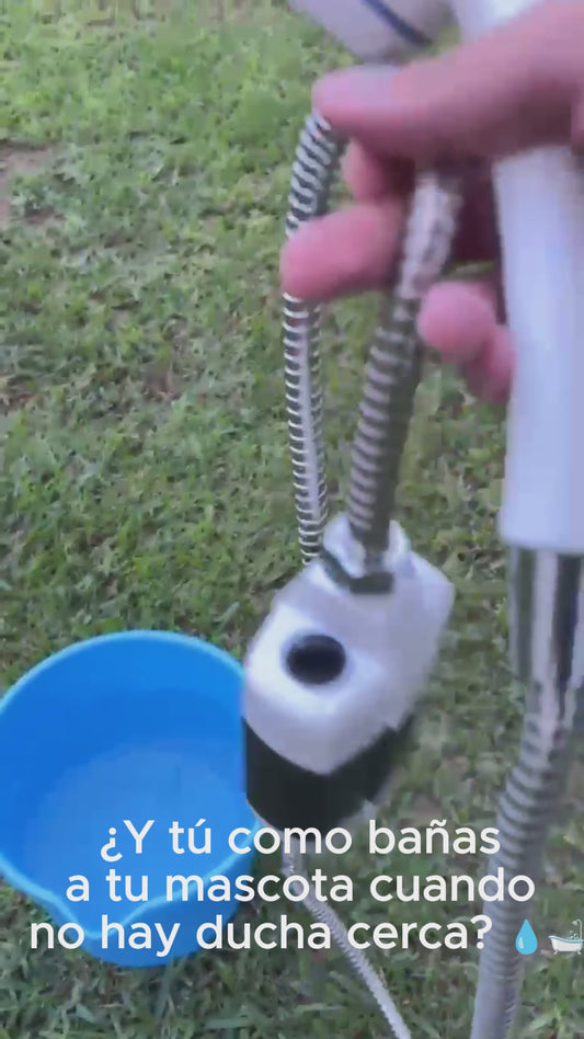 DUCHA PORTÁTIL Recargable para camping, mascotas y emergencias